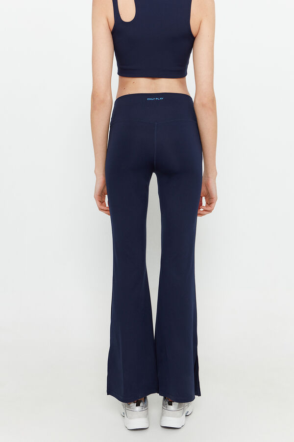 Only Play Legging estilo flare azul