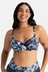 Dorina Top de bikini sin relleno Tasmania azul