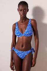 Penti Top de bikini con escote en pico pronunciado Pasitea estampado