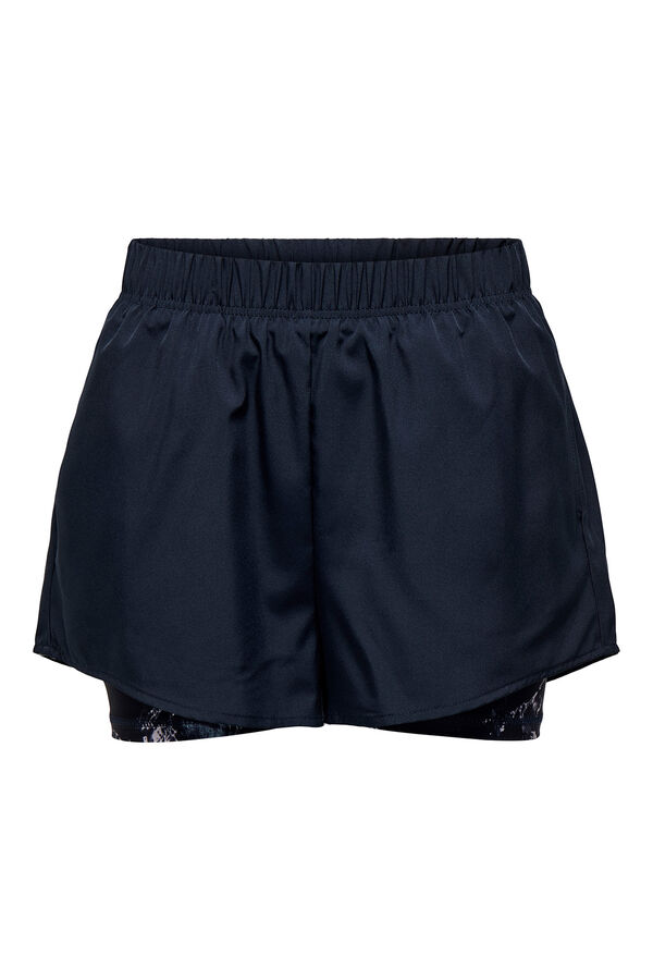Only Play Shorts de treino solto com tecido B-Dry azul