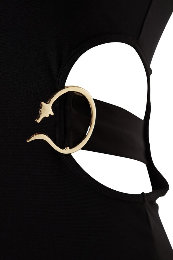 Trendyol Body halter ajustado preto
