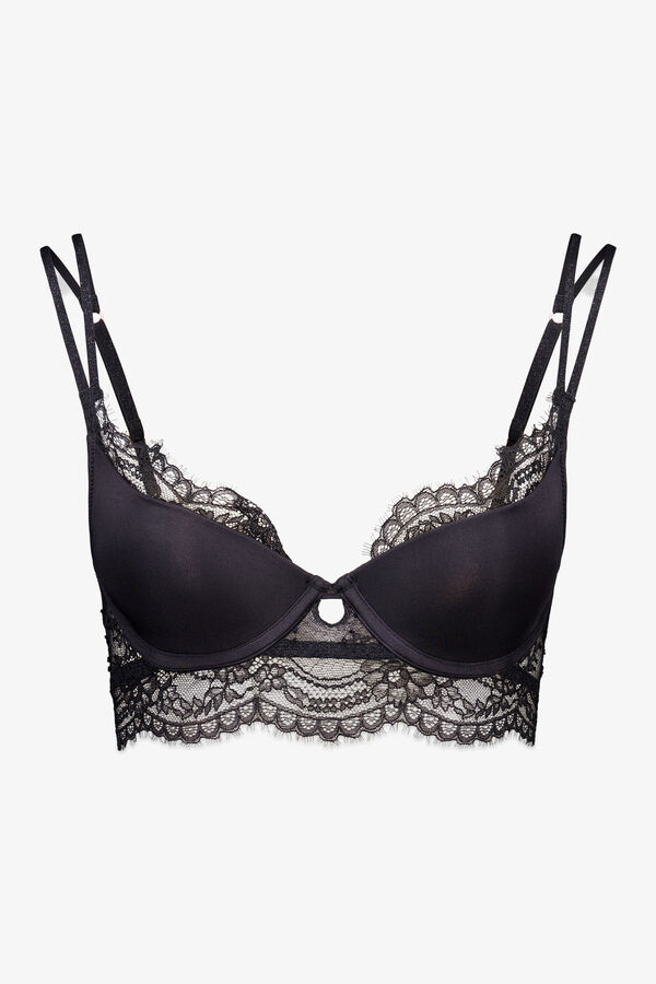 Women'secret GORGEOUS renda push-up de soutien preto