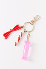 Women'secret Llavero accesorios rosa dulces estampado