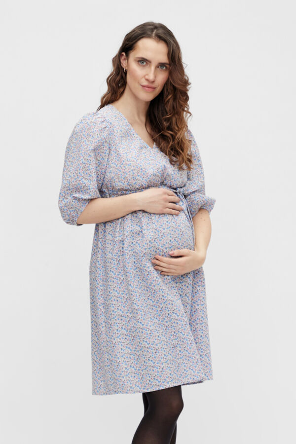 Womensecret Vestido corto doble función maternity blanco