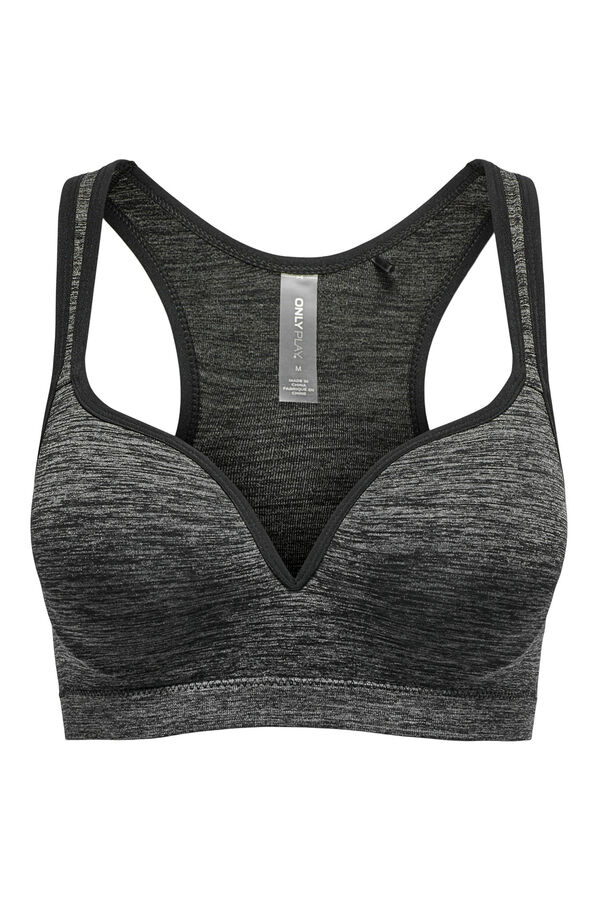 Only Play Sujetador deportivo intensidad media negro