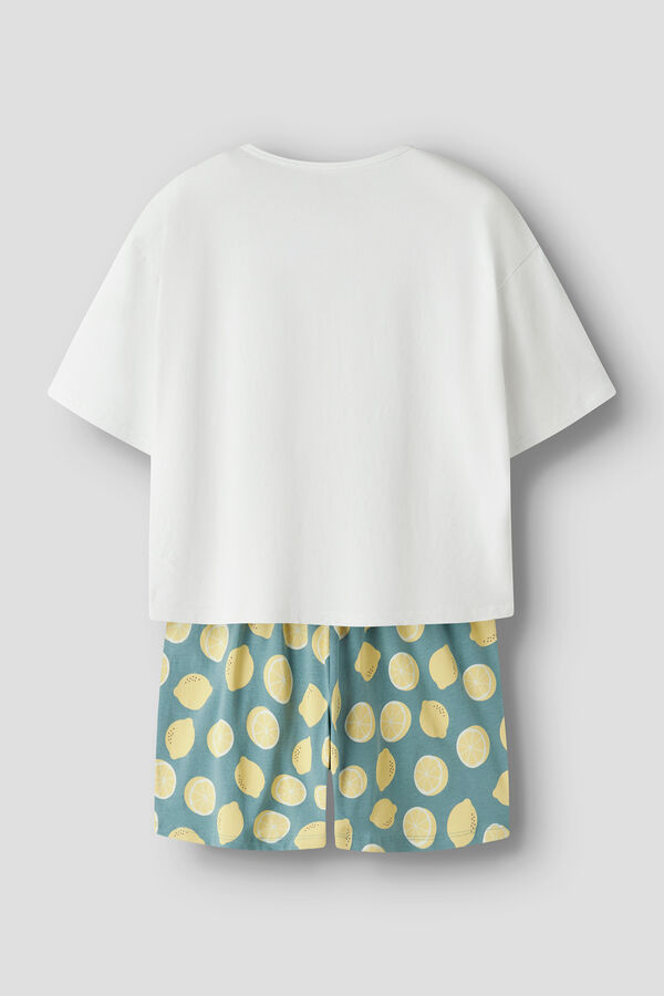 Name it Pijama curto de menina azul