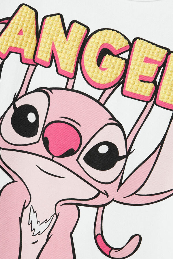 Name it Camiseta manga curta Lilo & Stitch branco