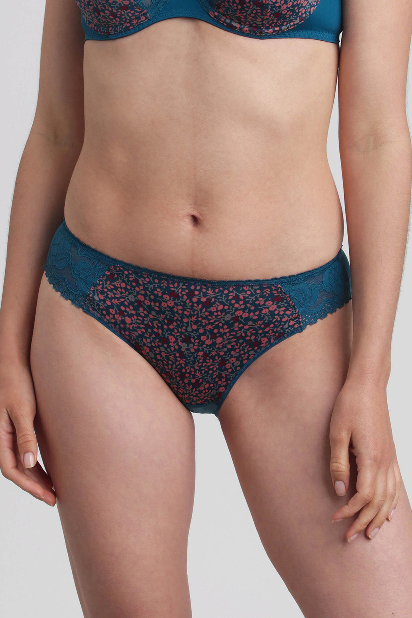 Playtex Braga midi de microfibra Flower Elegance