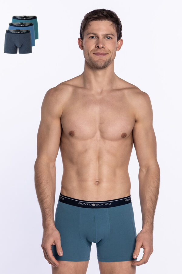 Punto Blanco Pack de 3 boxers algod&oacute;n estampado