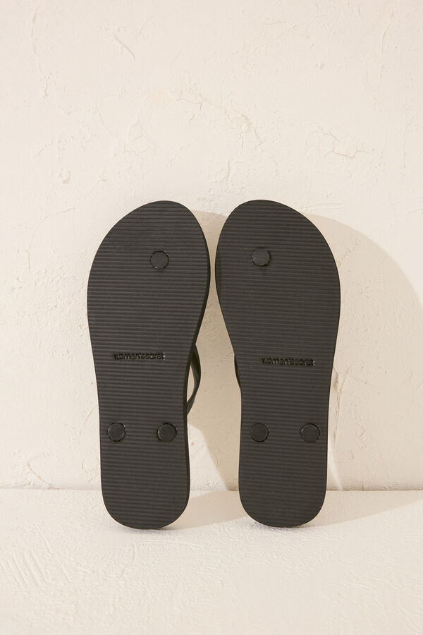 Women'secret Chanclas estampado Mickey Mouse blanco