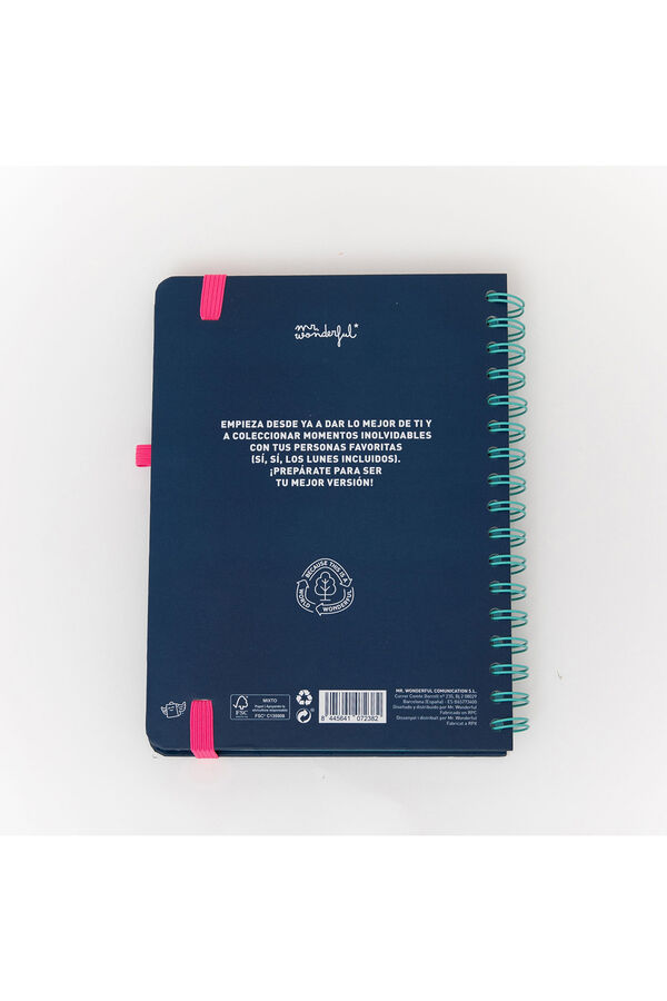 Mr. Wonderful Agenda Wonder 2026 Semanal - Ser t&uacute; est&aacute; de moda estampado