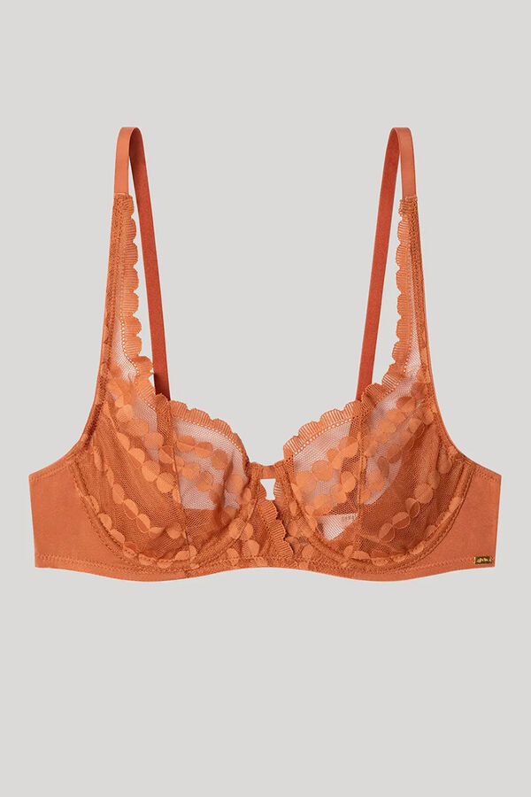 Gisela Soutien balconette sem enchimento estampado