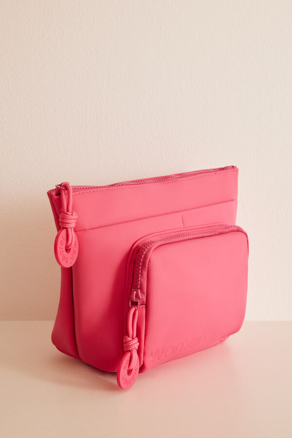 Women'secret Neceser grande rubber rosa fucsia