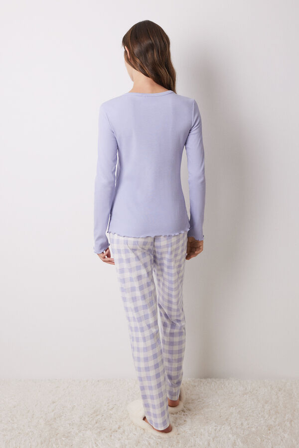 Women'secret Pijama largo algod&oacute;n &ldquo;El Principito&rdquo;   morado/lila