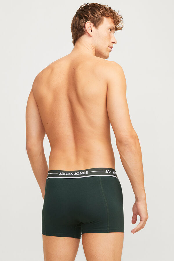 Jack & Jones Pack x3 b&oacute;xers turquesa