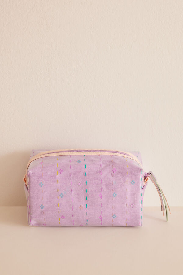 Women'secret Neceser peque&ntilde;o lila bordado  morado/lila