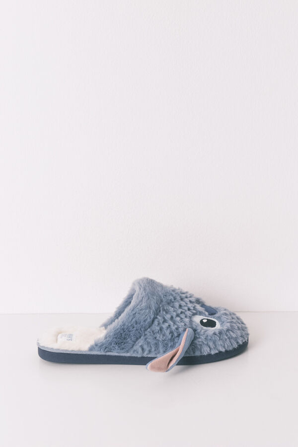 Women'secret Chinelos de quarto 3D Stitch azul