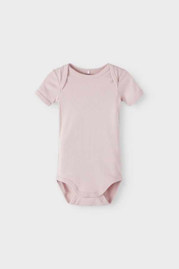 Name it Conjunto de 3 bodies beb&eacute; menina rosa