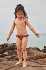 Gocco Ba&ntilde;ador bicolor textura rosa ni&ntilde;a vermelho