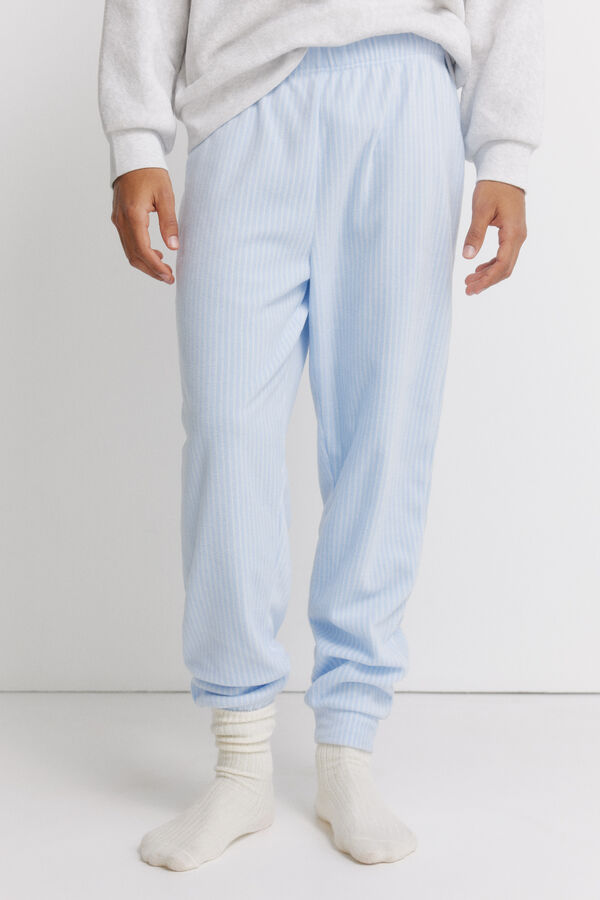 Women'secret Pijama polar Snoopy gris