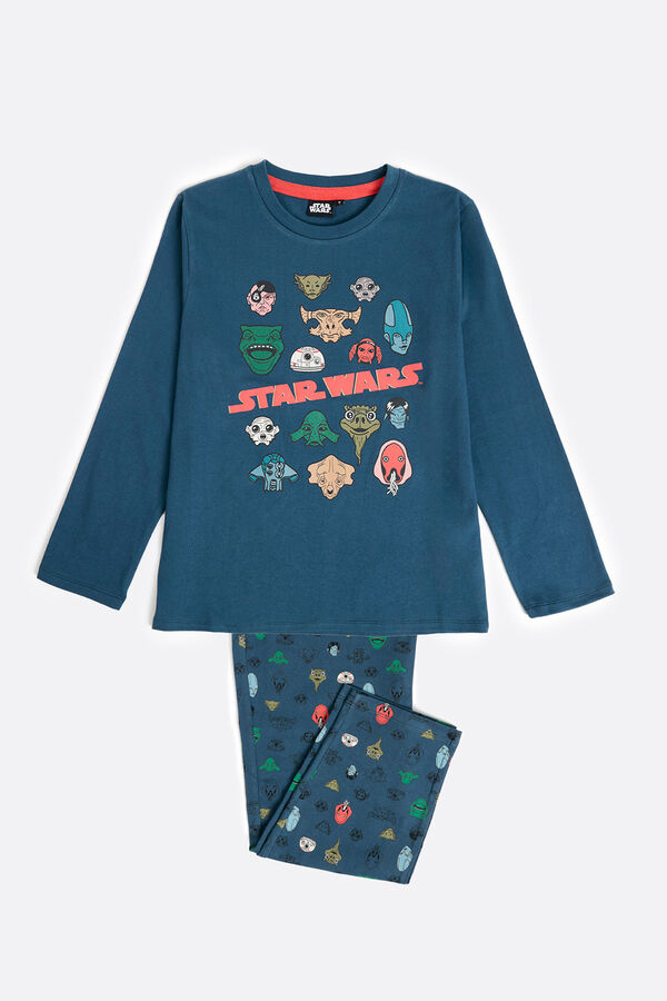 Admas Pijama Ni&ntilde;o Alien Species Star Wars azul