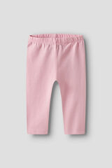 Name it Leggings de algod&atilde;o org&acirc;nico liso rosa