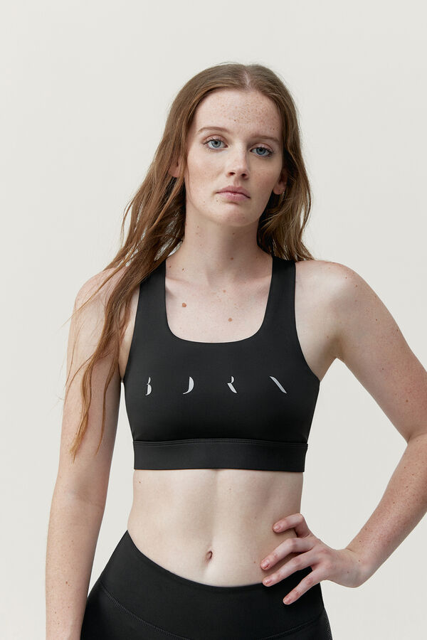 Born Living Yoga Top Noite Preto preto