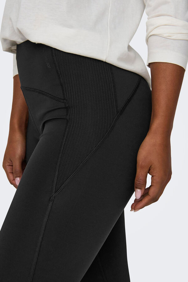 Only Play Leggings desportivas b&aacute;sicas preto