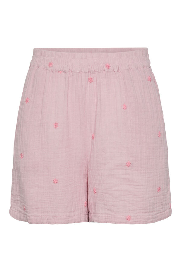 Pieces Short de mujer y dibujo estrellas rosa