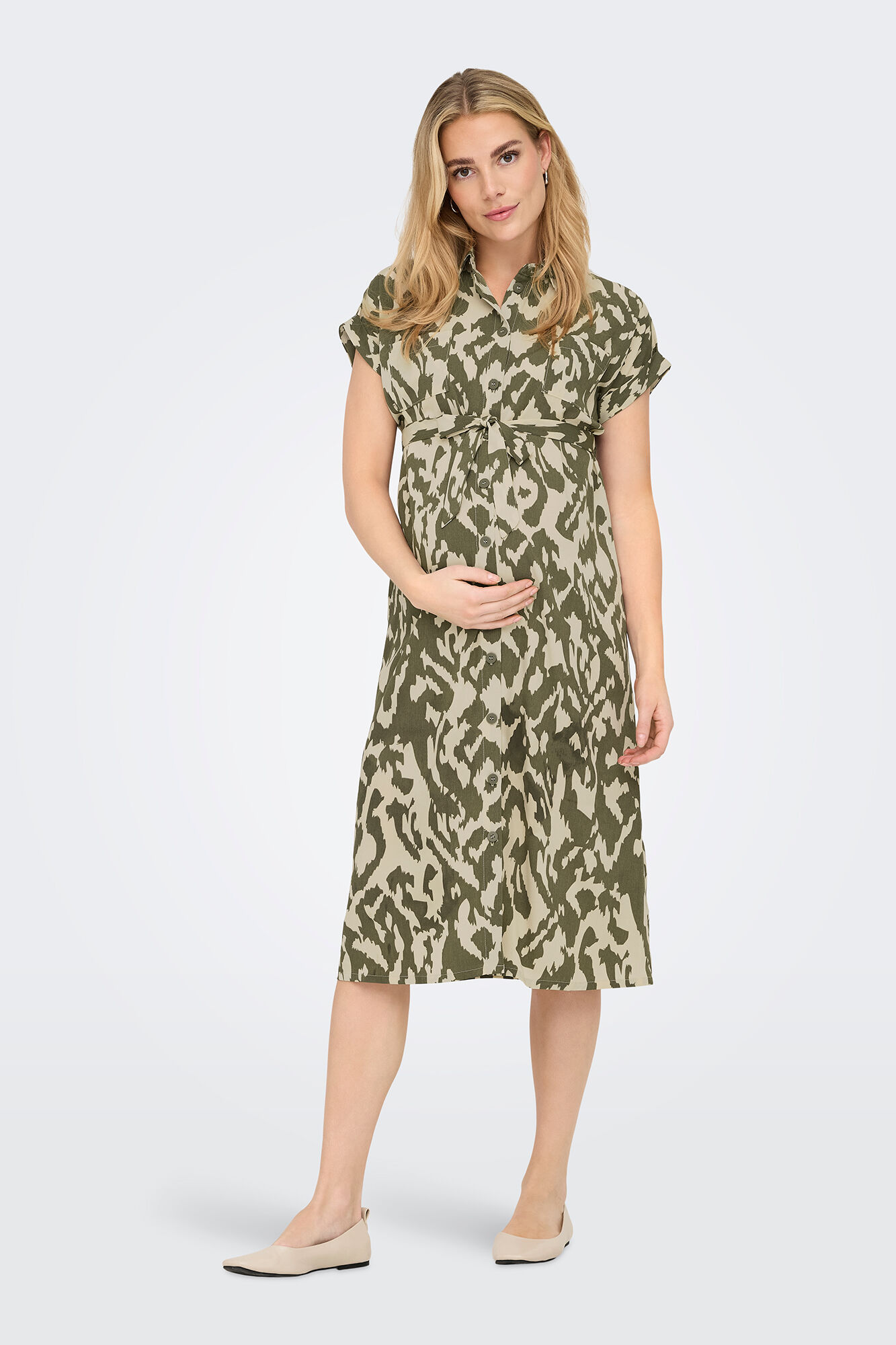 Only Maternity Vestido camiseiro maternity