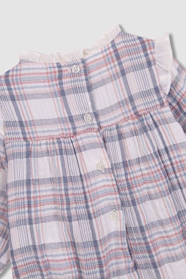 Gocco Conjunto rãzinha com capota de florzinhas. branco branco