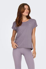 Only Play Camiseta manga corta deportiva morado/lila