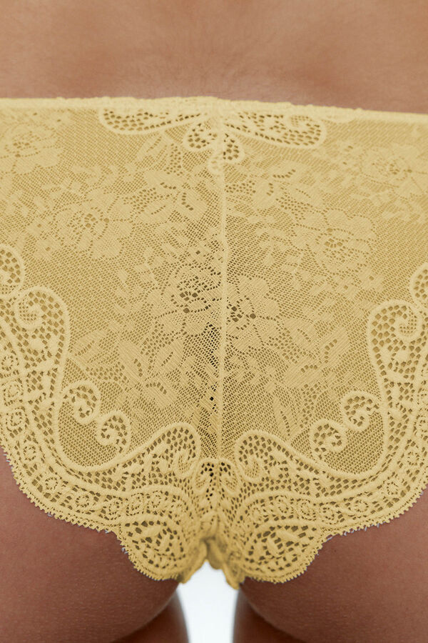 Black Limba Braga brasileña de encaje Sunlit amarillo