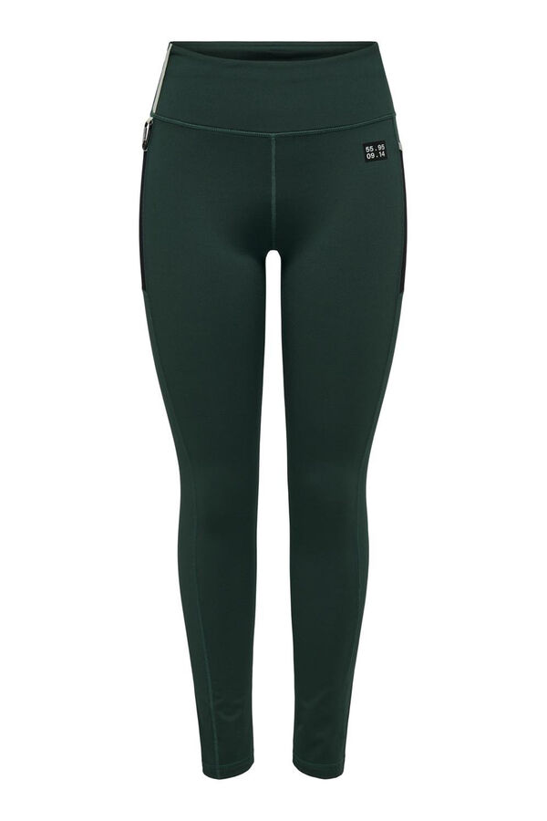 Only Play Leggins cintura alta turquesa