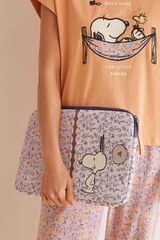 Women'secret Capa port&aacute;til lil&aacute;s Snoopy rosa