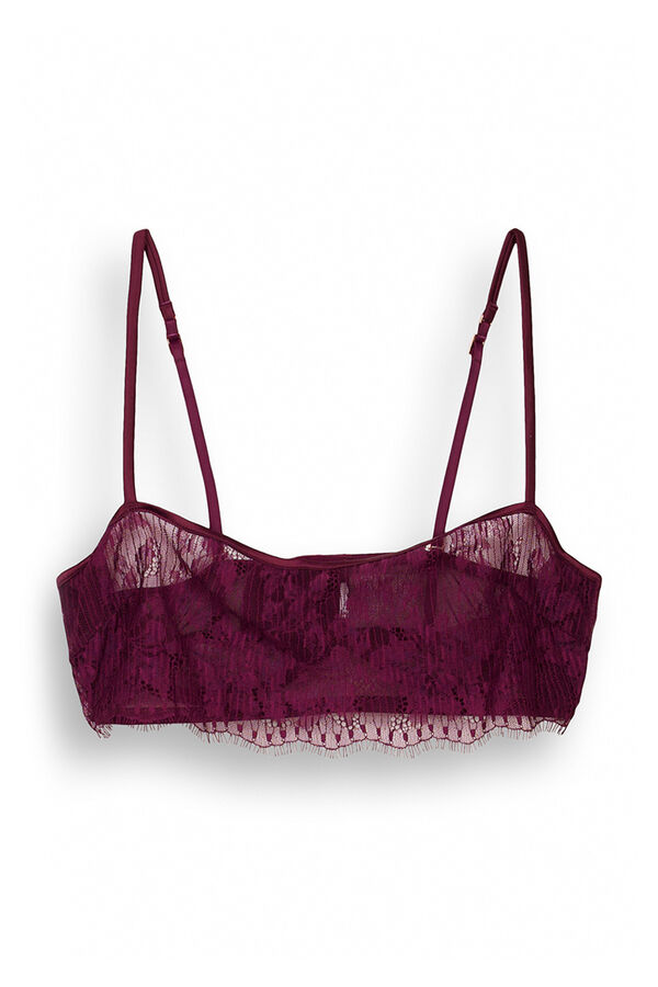 Women'secret Suti&atilde; balconette com aro em renda renda INTUITIVE estampado