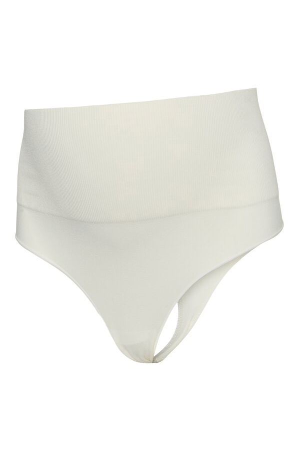 Mamalicious Tanga tiro alto maternity turquesa