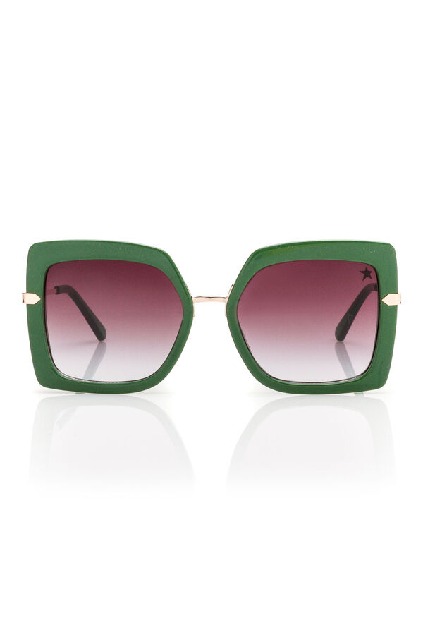 Starlite Gafas de sol Fame verde estampado