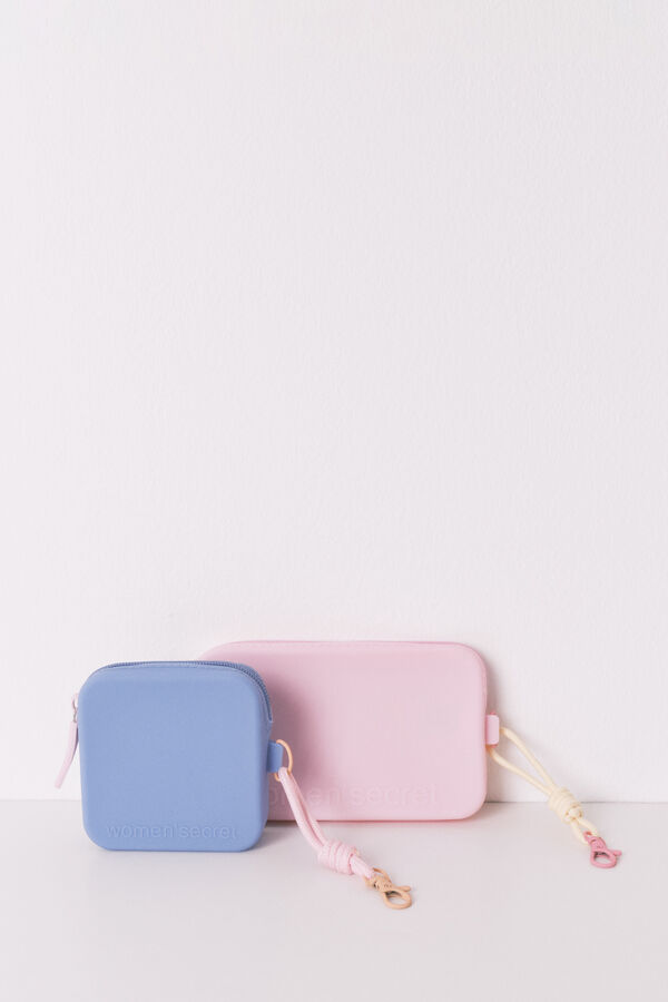Women'secret carteira azul rosa azul