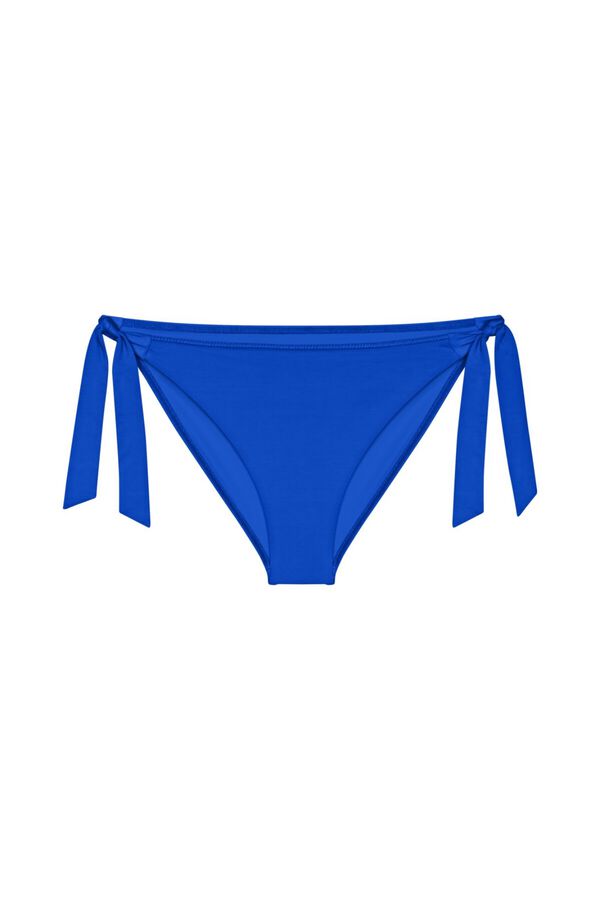 Triumph Braga bikini alta cl&aacute;sica lazos azul