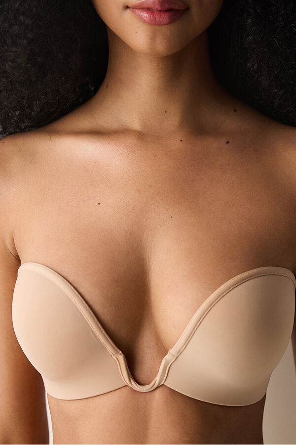 Penti Sujetador con aro escote nude beige