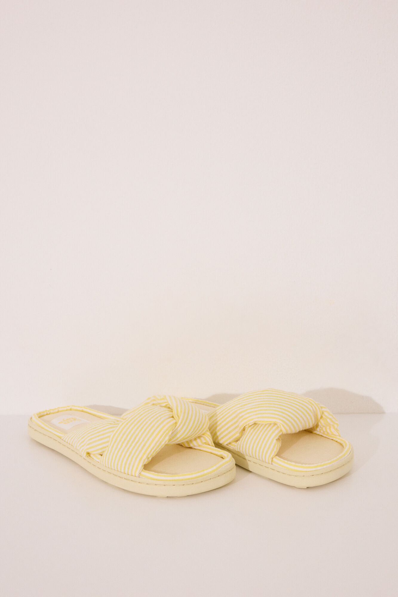 Women'secret Zapatillas casa seersucker amarillo