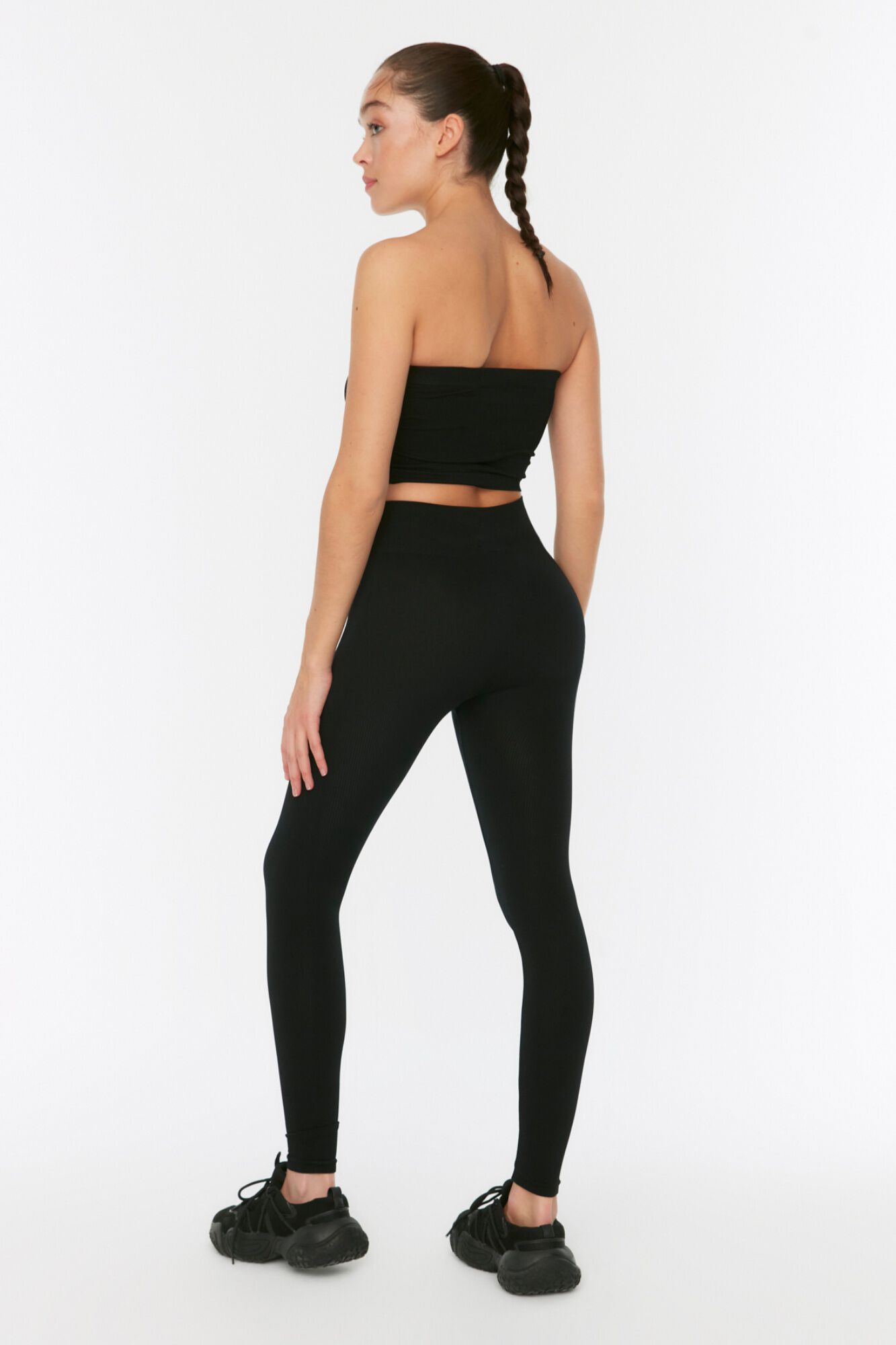 Trendyol Legging desportivo comprido cintura alta