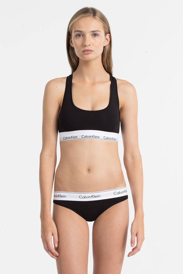 Calvin Klein Bragas cinturilla el&aacute;stica Modern Cotton&nbsp; negro