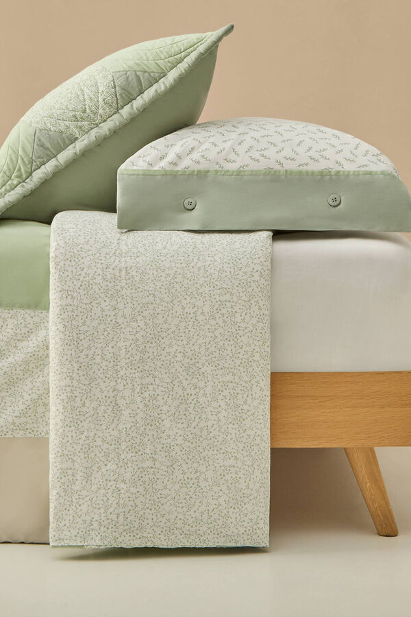 Textura Capa n&oacute;rdica algod&atilde;o patchwork bege