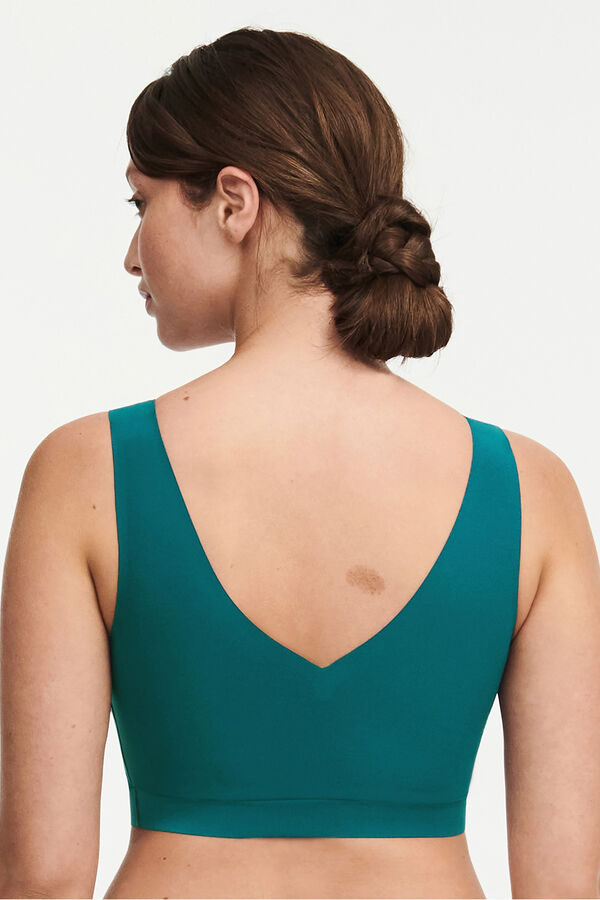 Chantelle Tanga de renda Intrinsic azul