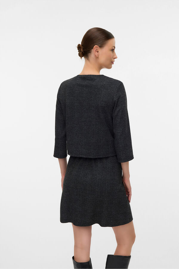 Mamalicious Blazer de gola redonda para maternity cinzento