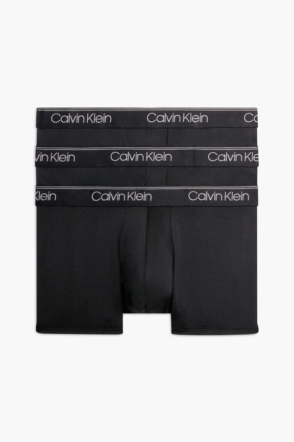Calvin Klein Pack de 3 boxer de tiro bajo Micro Stretch negro