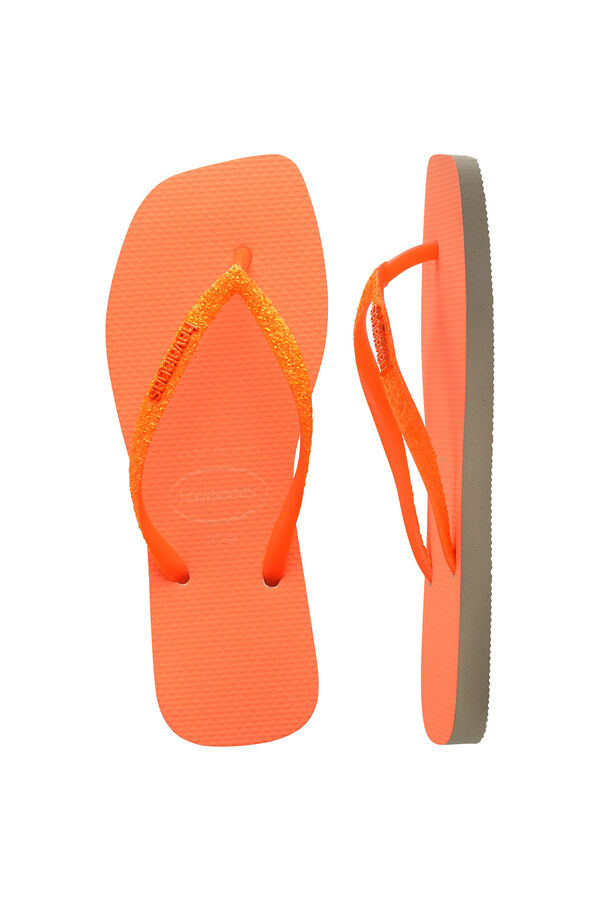 Havaianas Chinelos Havaianas Square Glitter Neon vermelho
