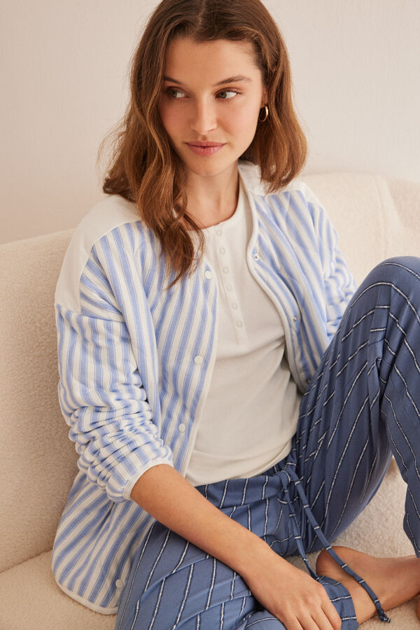 Women'secret T-shirt padeira branca 100% algod&atilde;o bege